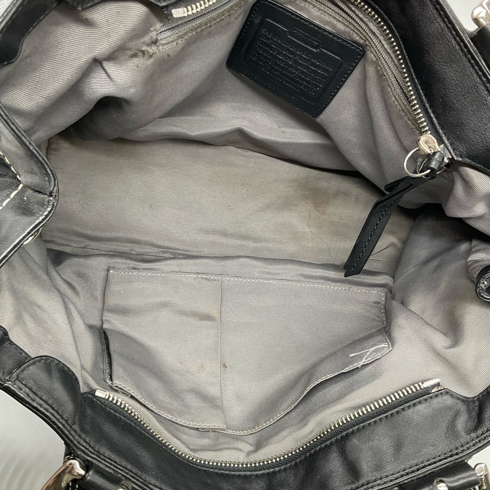 COACH LEATHER PLEATED SOHO BAG - Picture 5 of 10